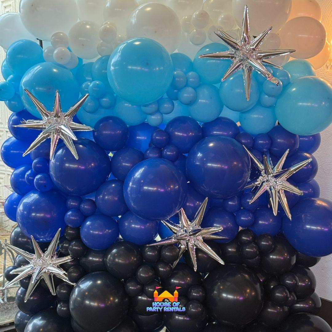Balloon Wall Decoration for End of School Party in Miami